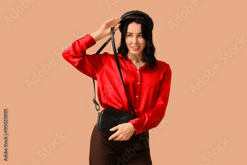 Beautiful young woman with ...