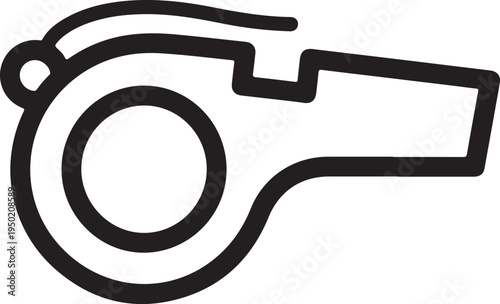Vector whistle icon