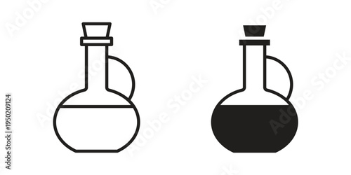 Massage oil icon symbol vector elements for infographic web. EPS10