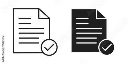 Policy icon symbol vector elements for infographic web. EPS10