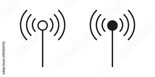 Sensor icon symbol vector elements for infographic web. EPS10