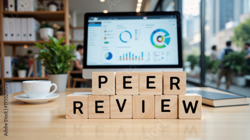 Peer review process for research validation, manuscript evaluation and publication screening with expert feedback, evidence checking and scholarly quality control in scientific publishing