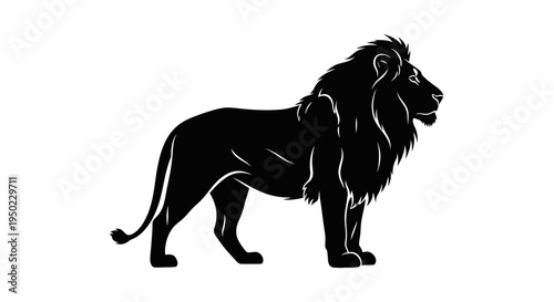 A black silhouette of a wild horse and various farm animals like a pig and cat are isolated as vector illustrations on a white background