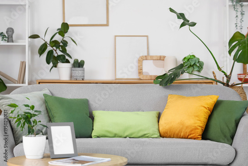 Interior of light living ro...