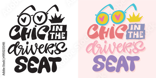 Trendy hand drawn doodle lettering quote. Lettering for t-shirt design, mug print, bag print, clothes fashion. 100% hand drawn vector image. Lettering sticker.
