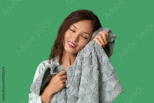 Beautiful young happy Asian...