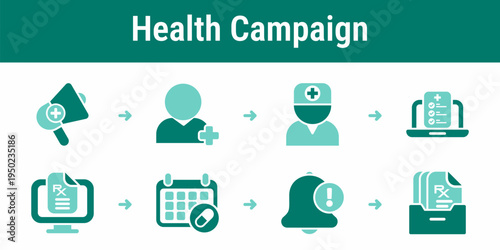 Preventive health campaign prescription workflow