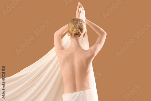 Beautiful young woman with ...