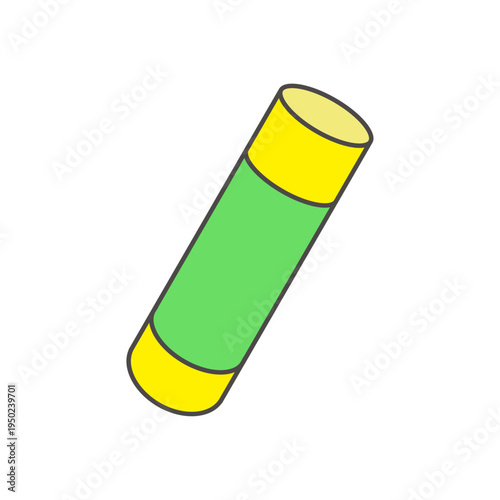 Glue Stick Adhesive Stationery Illustration for School Craft