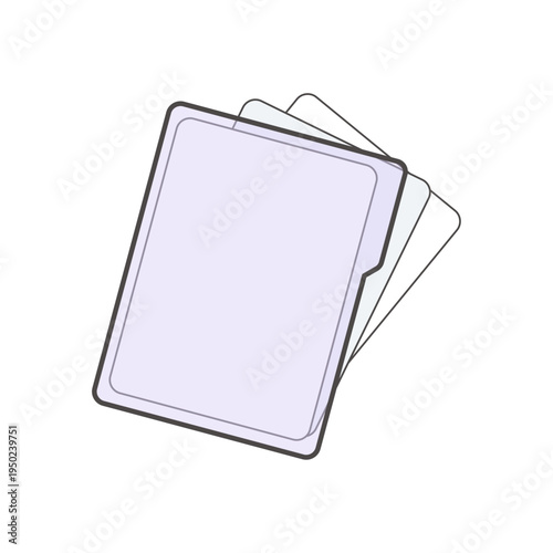 Binder Folder Office Document File Illustration