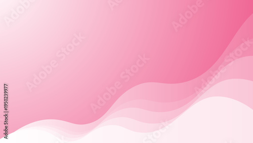Abstract pink gradient wave background modern fluid design. Pink wave business banner background.