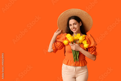 Beautiful young happy woman...