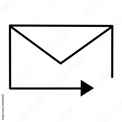 Envelope icon vector