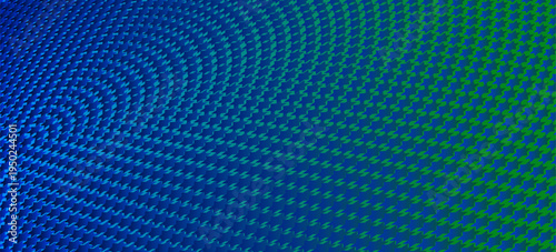 Abstract Blue Green Arrow Wave Pattern Background