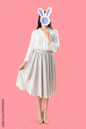 Beautiful young woman with ...