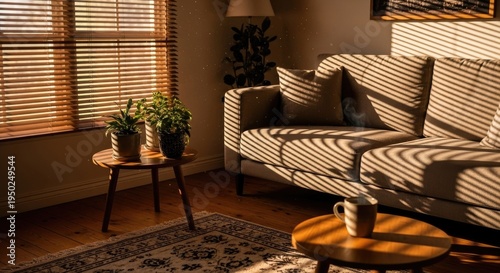 Cozy Living Room with Natural Light.