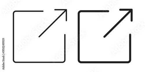 Window Maximize icon line vector illustration in solid color design