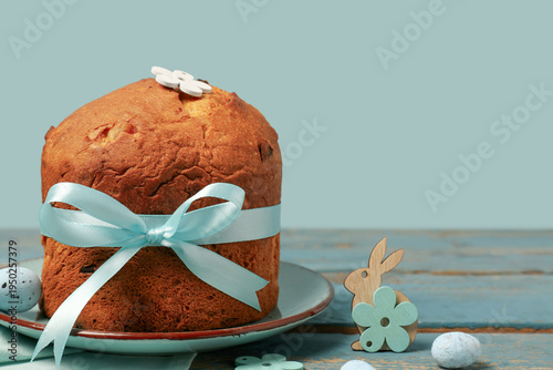 Plate with delicious Easter...