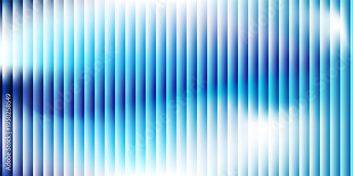 Soft glass ripple gradient in icy pale blue and lavender hues. Delicate reeded texture with frosted distortion effect. vector illustration