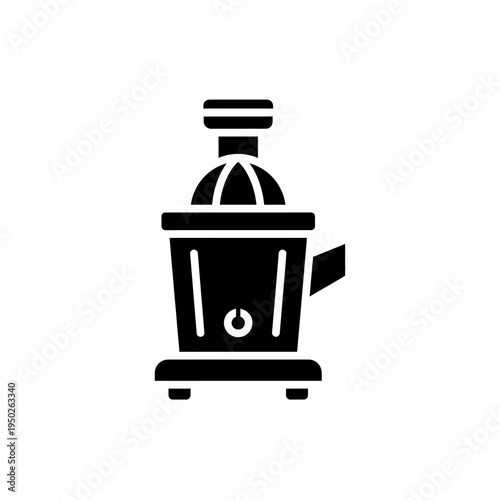 Citrus juicer kitchen appliance for making fresh juice vector illustration