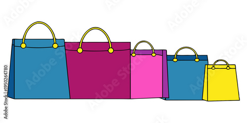 colorful shopping bags