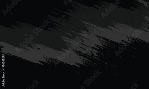 Black abstract grunge background with rough brush stroke texture representing dark abstract texture, modern design backdrop, distressed paint style, and graphic background concept.
