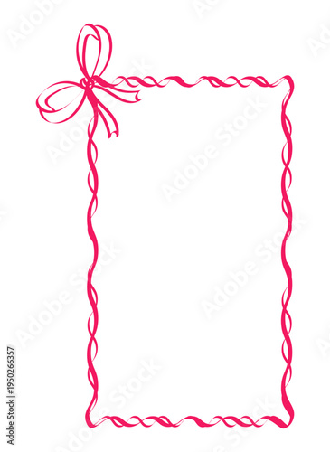 Elegant pink gift wrap with decorative ribbon bow on top