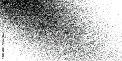 Gradient halftone. Glitch background. Corrupted code. Computer Virus. Camouflage. Background of black hatches. Vector illustration.