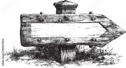 Blank retro sign vector illustration. This vector illustration can be used in any size you like for advertising, logos, and other work.