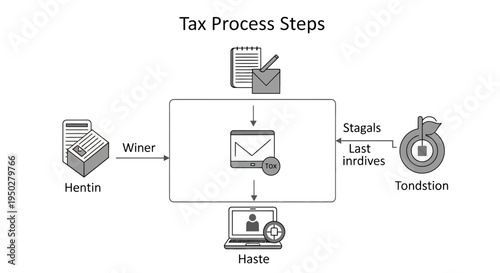 Businessman explains Tax Day process on laptop