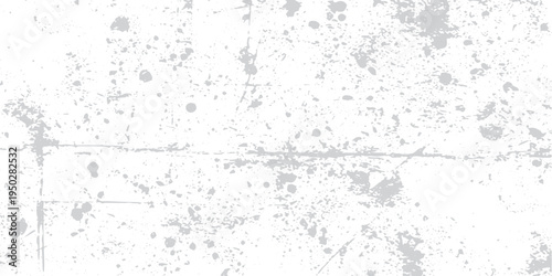 Splattered ink texture background with grunge effect, scattered dots and stains on white paper, social media, web design