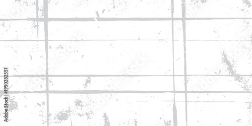 Grid pattern background with distressed texture and faint stains, white and gray graphic element, web design, social media