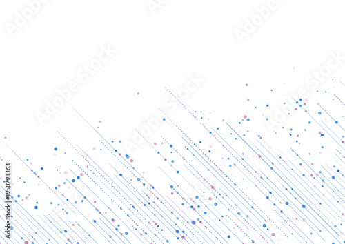 Blue violet abstract technology connect lines on white background. Vector futuristic science design