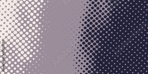 Abstract Halftone Dot Pattern Gradient Background.