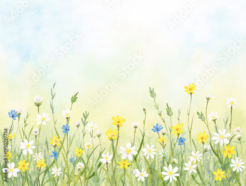 Luxurious golden wallpaper. Banner with flowers. Watercolor pink, blue, lilac spots on a white background. Shiny flowers and twigs. Vector file.Beautiful watercolor roses and flowers. Generative ai
