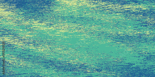 Abstract textured background with blue and green brush strokes.