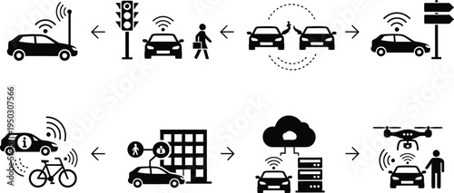 Smart city transportation and communication network infrastructure