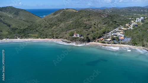 Slika na platnu Praia Brava in Búzios Rio de Janeiro Brazil with turquoise ocean and coastal nei