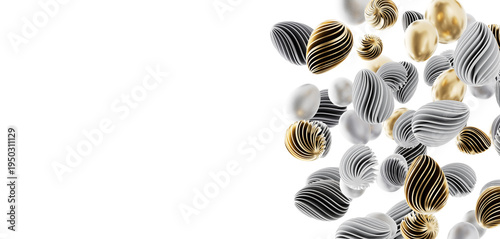 Stylish 3D illustration of ...