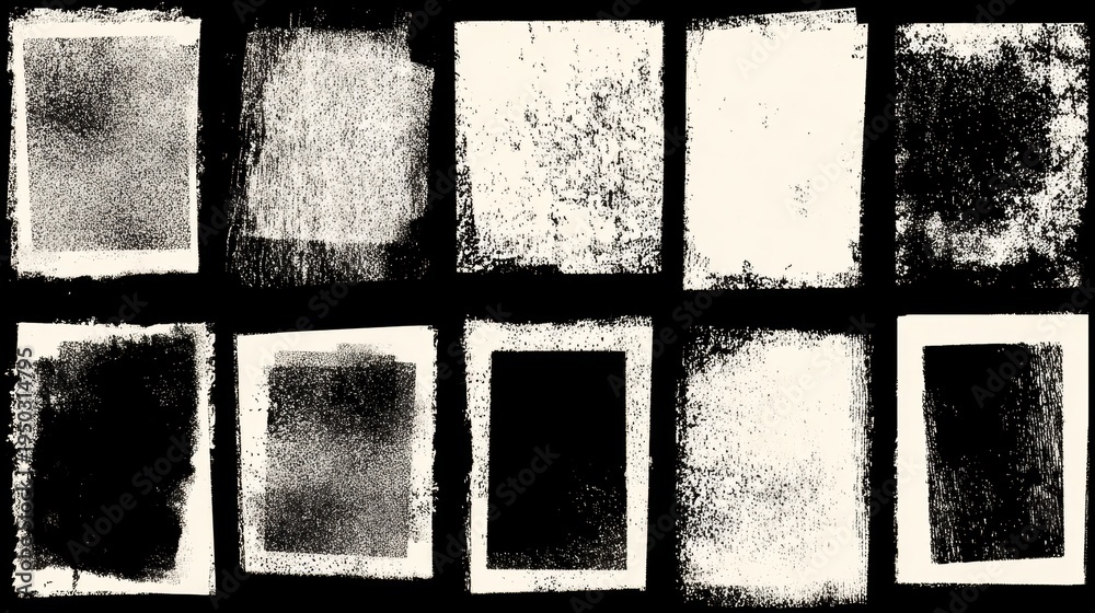 Naklejka premium Textured abstract grunge background borders and frames