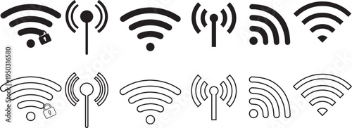 AI icons,Artificial intelligence Vector illustration 