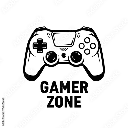 The illustration shows a gaming controller with the words Gamer Zone.