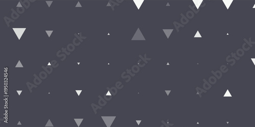 Triangular Halftone Texture Retrowave Vector Geometric Technology Abstract Background. Half Tone Triangles Retro Colored Pattern.
