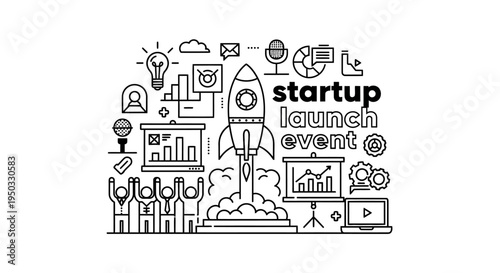 A clear and simple illustration created from a short sentence and descriptive tags