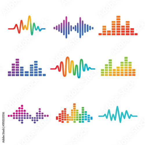 Colorful vector illustration of musical symbols and notes integrated with business growth financial charts and a cityscape skyline to represent success data