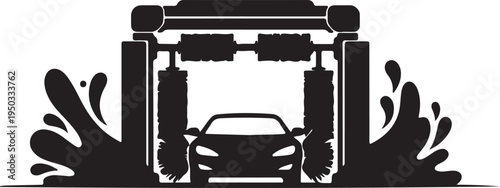 Auto car detailer icon. Vector illustrations