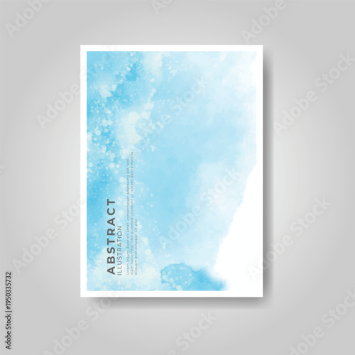 Blurry image of a watercolor painting with asian script