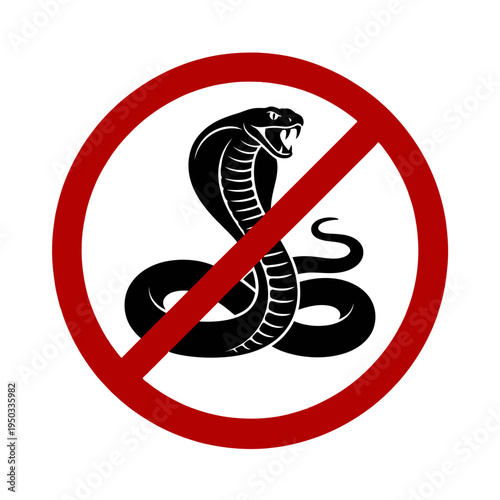 Sustainable Venomous Snake Removal and Safety Icon