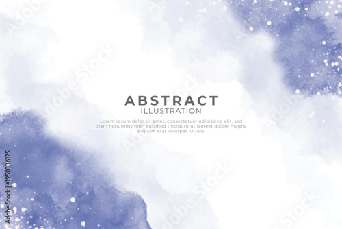 Abstract background with watercolor design and text