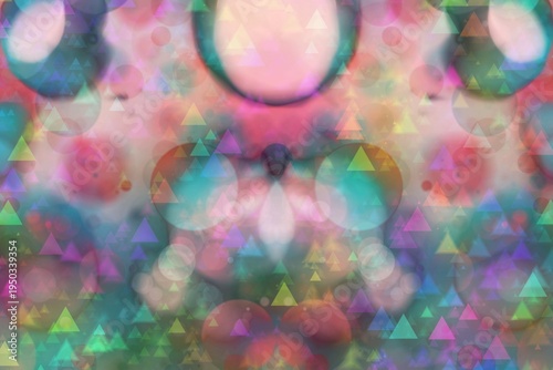 Bokeh- Magical lighting. Abstract background. Photography overlays- clip art